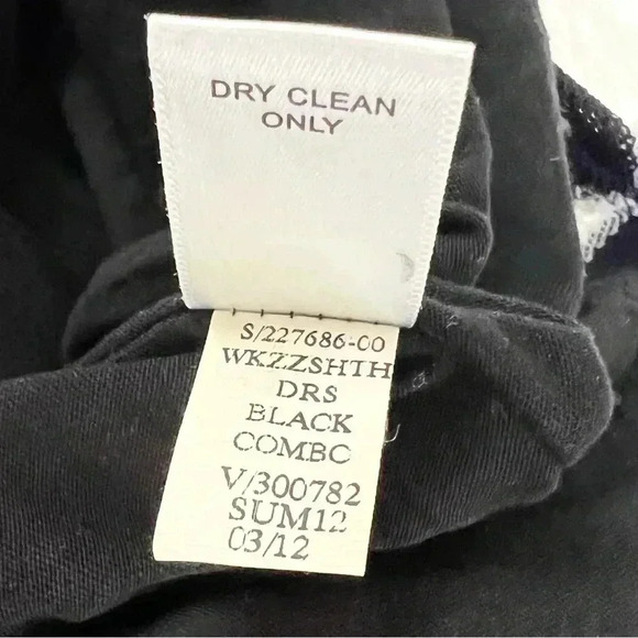 Banana Republic Knit Crochet Sleeveless Black & White Dress - Picture 9 of 9